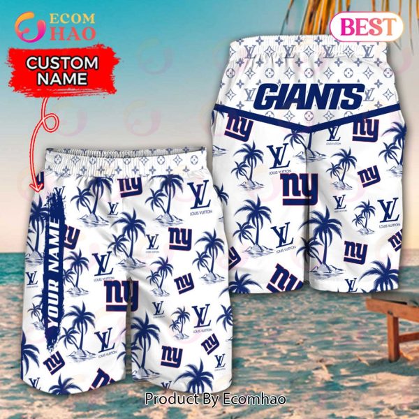 New York Giants Louis Vuitton LV NFL Custom Hawaiian Shirt - Tagotee