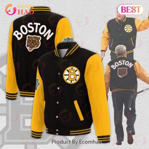 NHL Boston Bruins Baseball Jacket