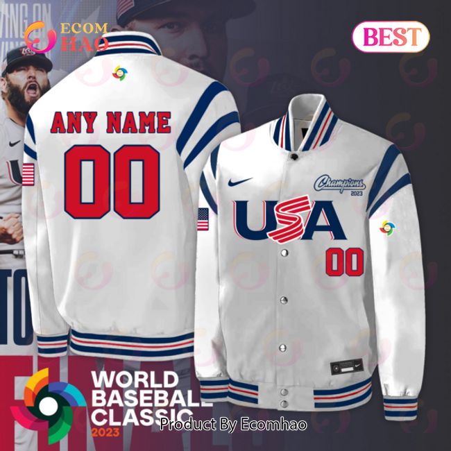 USA Baseball 2023 World Baseball Jacket 3D Classic