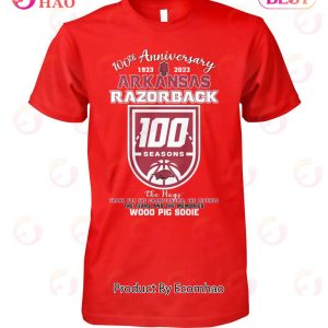 100th Anniversary 1023 – 2023 Arkansas Razorback 100 Seasons The Hogs Wooo Pig Sooie Thank You For The Memories T-Shirt
