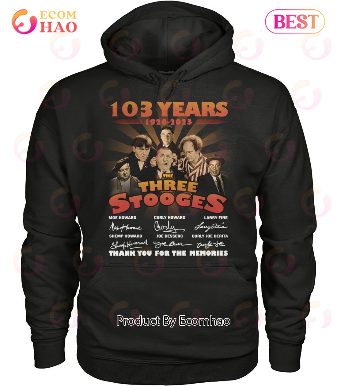 103 Years 1920 – 2023 The Three Stooges Thank You For The Memories T-Shirt