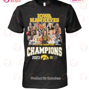 Iowa Hawkeyes Bigten Champions 2023 T-Shirt