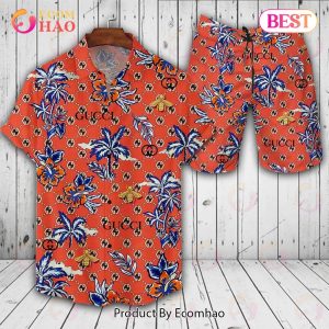 Gucci Coconut Hot Color Hot Summer GC Hawaiian Shirt And Shorts