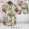 Gucci Coral Pattern GC Hawaiian Shirt And Shorts