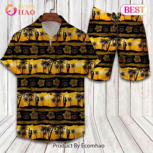 Gucci Hot Coconut Hot Color Hot Summer GC Hawaiian Shirt And Shorts
