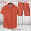 Gucci Leaves Mix Pink Color GC Hawaiian Shirt And Shorts