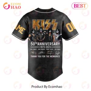 Customize Your Name 50th Anniversary 1973 – 2023 Thank You For The Memories T-Shirt