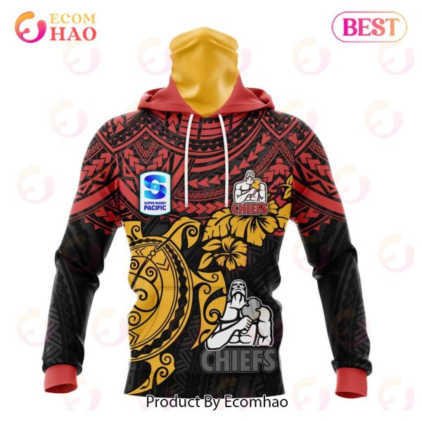 Super Rugby Gallagher Chiefs Special Polynesian Design 3D Hoodie