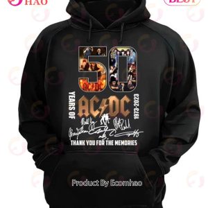 ACDC Rock Band 50th Anniversary 2D T-Shirt