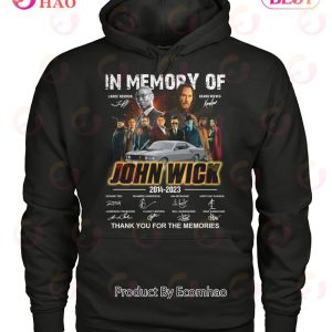 In Memory Of John Wick 2014 – 2023 Thank You For The Memories T-Shirt