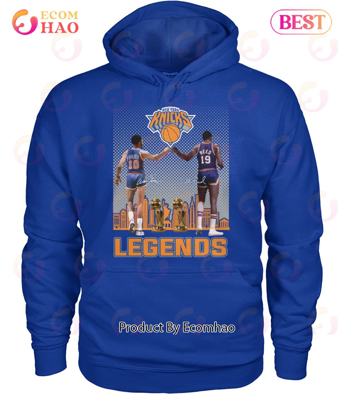 New York Knicks Frazier And Reed Legends T-Shirt