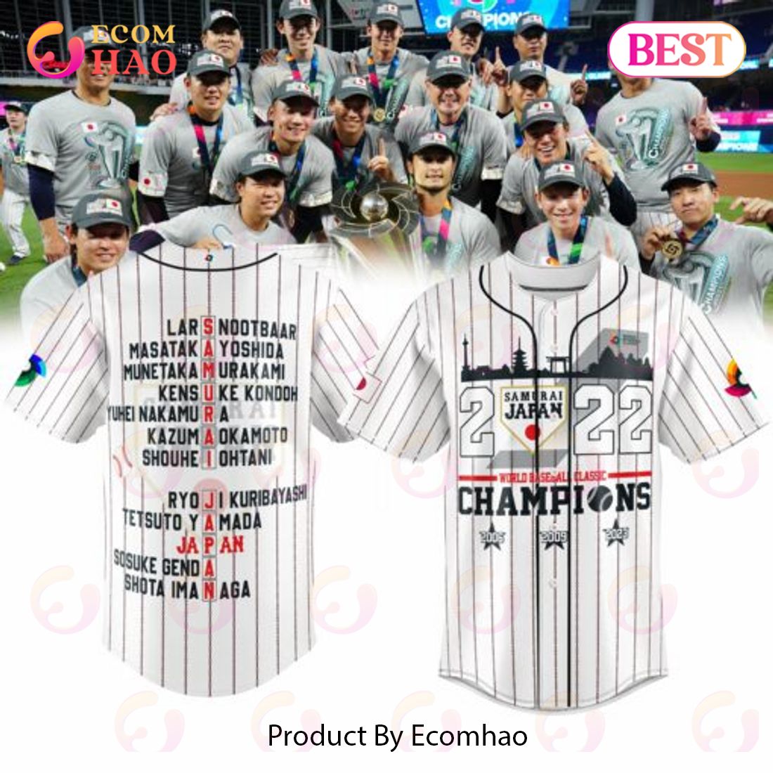 Japan Champion Baseball jersey