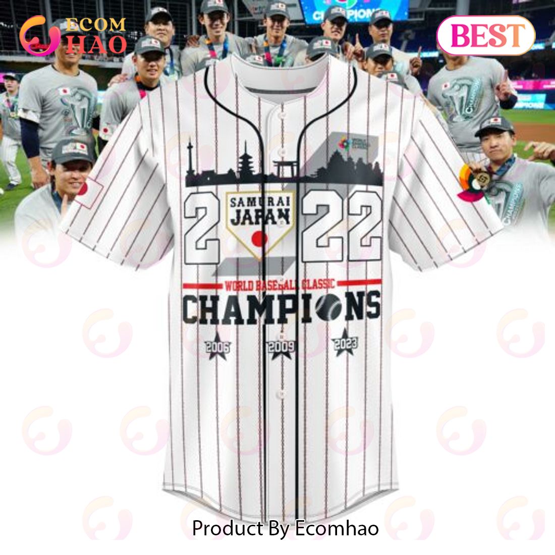 Japan Champion Baseball jersey