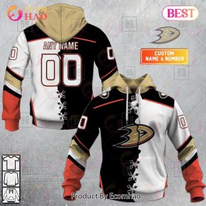 Personalized NHL Anaheim Ducks Mix Jersey 2023 3D Hoodie