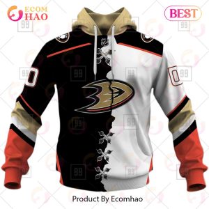 Personalized NHL Anaheim Ducks Mix Jersey 2023 3D Hoodie