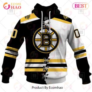 Personalized NHL Boston Bruins Mix Jersey 2023 3D Hoodie
