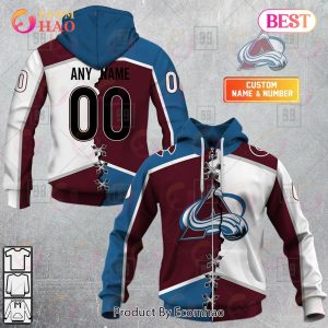 Personalized NHL Colorado Avalanche Mix Jersey 2023 3D Hoodie