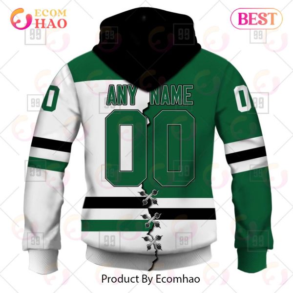 Personalized NHL Dallas Stars Mix Jersey 2023 3D Hoodie