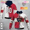 Personalized NHL Edmonton Oilers Mix Jersey 2023 3D Hoodie