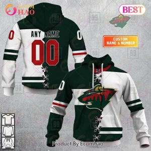 Personalized NHL Minnesota Wild Mix Jersey 2023 3D Hoodie