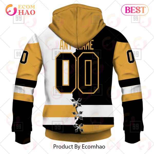 Personalized NHL Pittsburgh Penguins Mix Jersey 2023 3D Hoodie