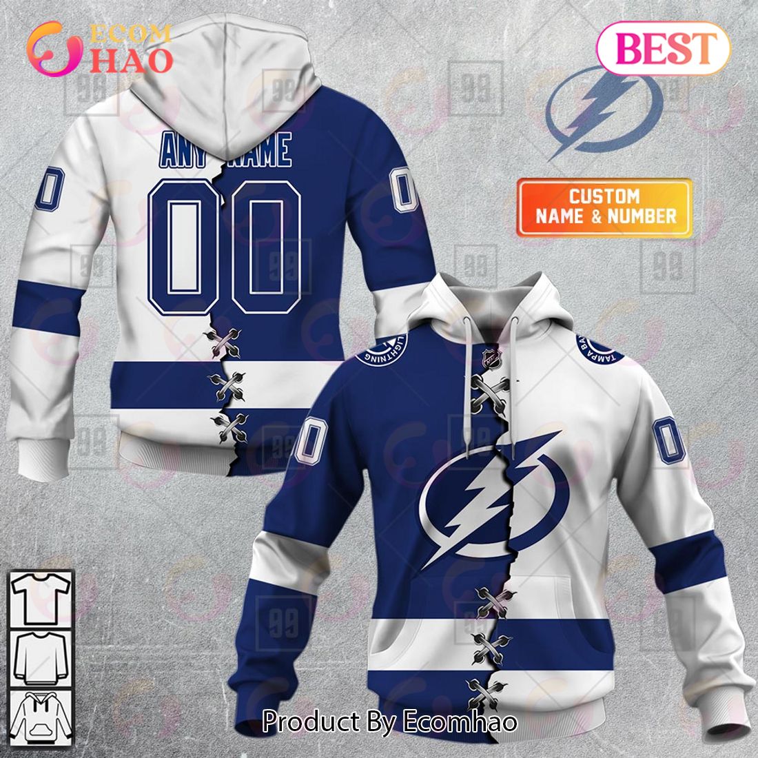 Tampa Bay Lightning Snoopy For Lover Hoodie Baseball Jersey in 2023