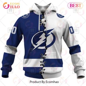 Personalized NHL Tampa Bay Lightning Mix Jersey 2023 3D Hoodie
