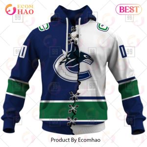 Personalized NHL Vancouver Canucks Mix Jersey 2023 3D Hoodie