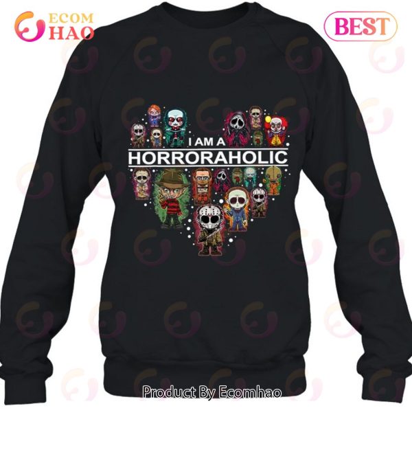 I’m a horroraholic – Heart Horror Movies Character Unisex T-Shirt