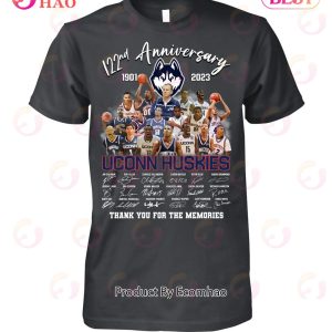 122nd Anniversary 1901 – 2023 Uconn Huskies Thank You For The Memories T-Shirt