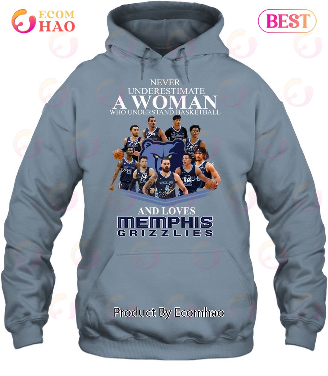 Never Underestimate A Woman Who Understands Basketball And Loves Memphis Grizzlies T-Shirt