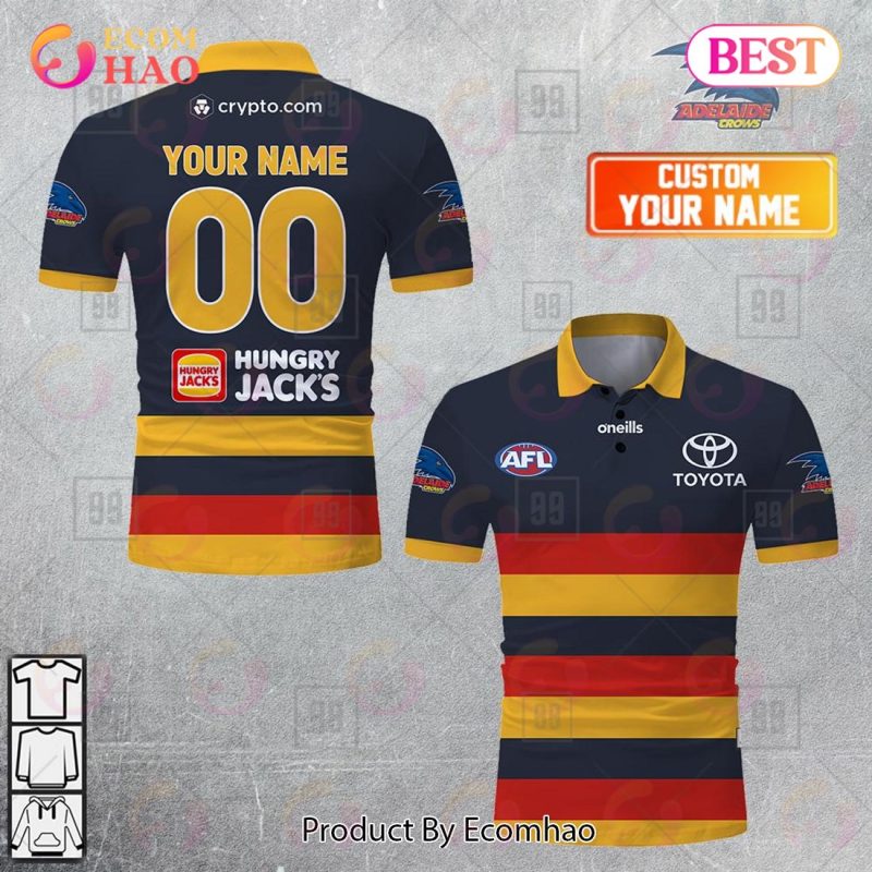 Personalized 2023 AFL Adelaide Crows Jerseys Polo Shirt - Ecomhao Store