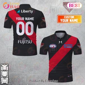 Personalized 2023 AFL Essendon Bombers Jerseys Polo Shirt