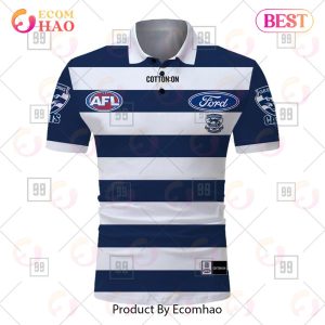 Personalized 2023 AFL Geelong Cats Jerseys Polo Shirt