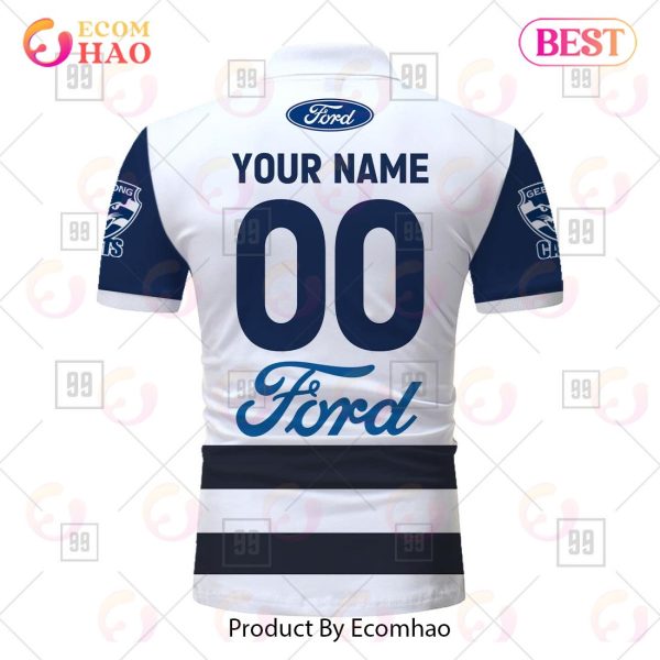 Personalized 2023 AFL Geelong Cats Jerseys Polo Shirt