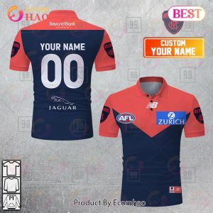 Personalized 2023 AFL Melbourne Demons Jerseys Polo Shirt