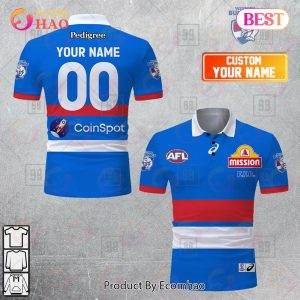 Personalized 2023 AFL Western Bulldogs Jerseys Polo Shirt