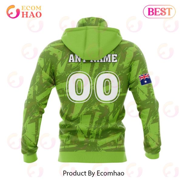 NRL Canberra Raiders Personalized Name & Number 3D Hoodie