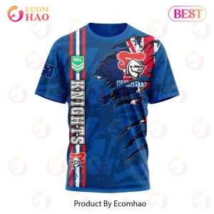 NRL Newcastle Knights Personalized Name & Number 3D Hoodie