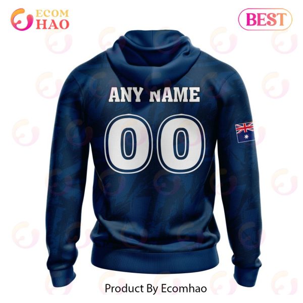 NRL North Queensland Cowboys Personalized Name & Number 3D Hoodie