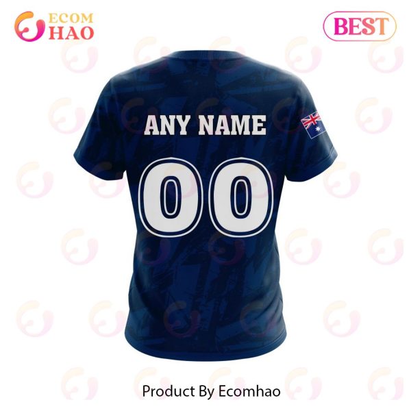 NRL Parramatta Eels Personalized Name & Number 3D Hoodie