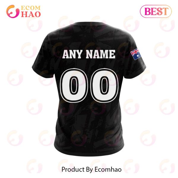 NRL Penrith Panthers Personalized Name & Number 3D Hoodie