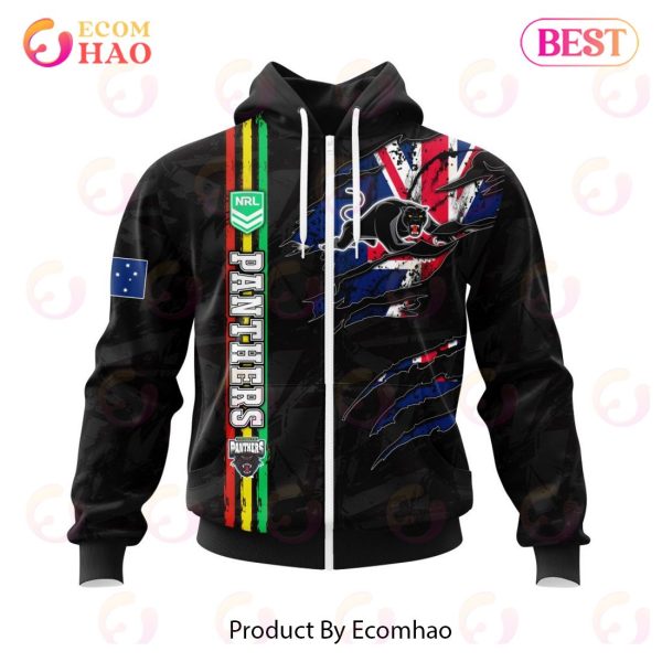 NRL Penrith Panthers Personalized Name & Number 3D Hoodie
