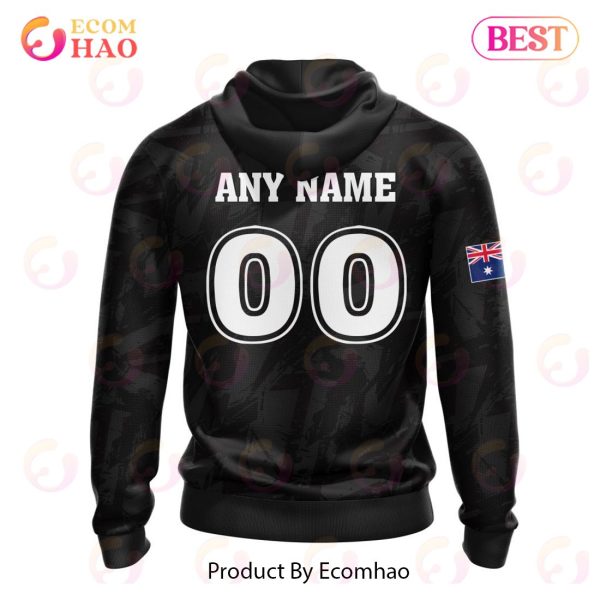 NRL Penrith Panthers Personalized Name & Number 3D Hoodie