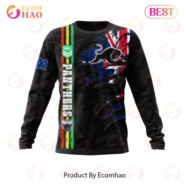 NRL Penrith Panthers Personalized Name & Number 3D Hoodie