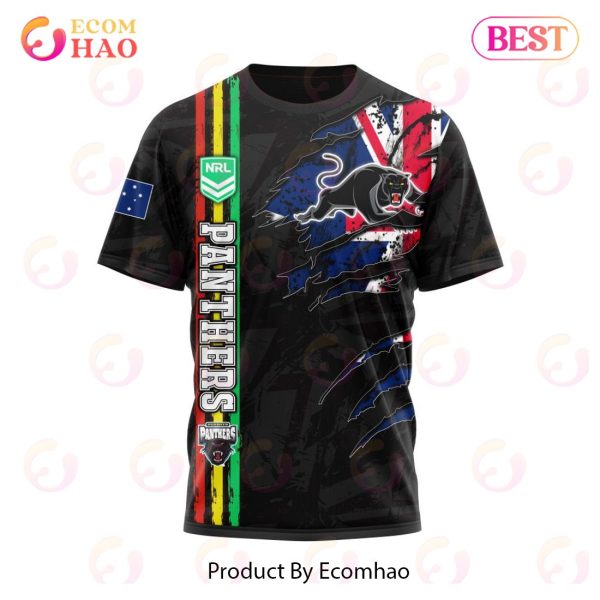 NRL Penrith Panthers Personalized Name & Number 3D Hoodie