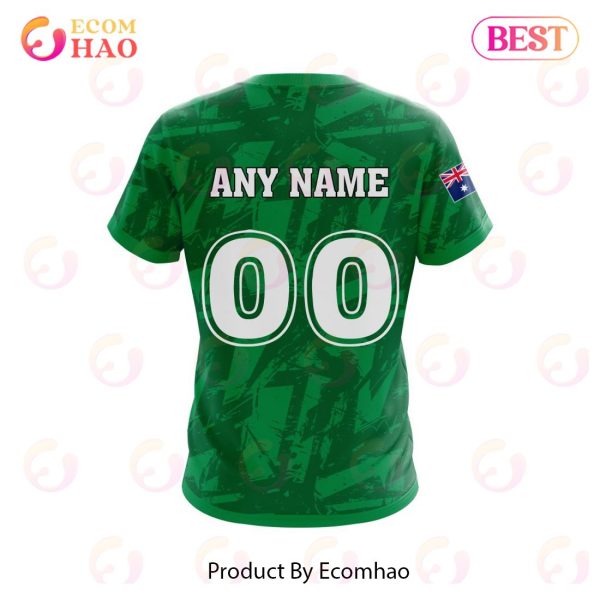 NRL South Sydney Rabbitohs Personalized Name & Number 3D Hoodie