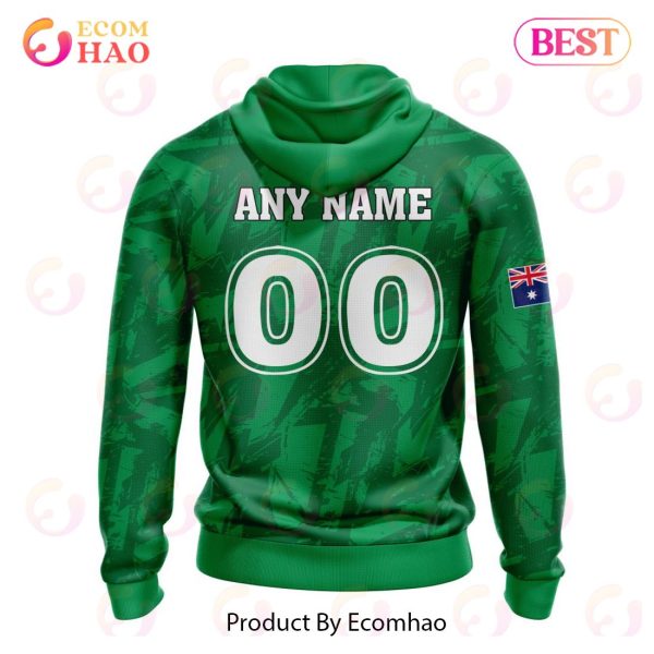 NRL South Sydney Rabbitohs Personalized Name & Number 3D Hoodie