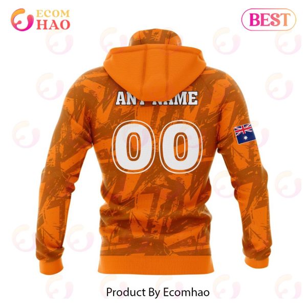 NRL Wests Tigers Personalized Name & Number 3D Hoodie