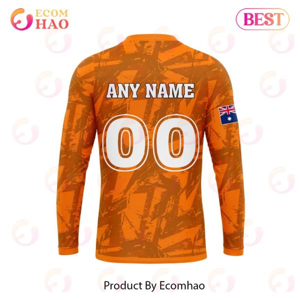 NRL Wests Tigers Personalized Name & Number 3D Hoodie